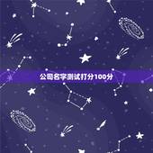 公司名字测试打分100分，名字打分测试100分梁晓玲