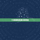 75年属兔未来5年财运，1975年属兔2021年运势及运程