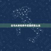白马从来怕青牛后面的怎么说，白马怕青牛口诀