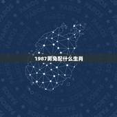 1987男兔配什么生肖，1987年属兔男和属猪女