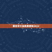 取名字大全免费查询2022，在线起名字大全免费