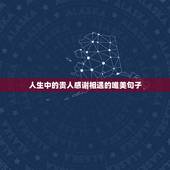 人生中的贵人感谢相遇的唯美句子，感恩朋友相遇的唯美句子