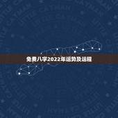 免费八字2022年运势及运程，生辰八字2022年运势