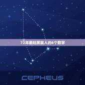 72年最旺属鼠人的6个数字，72年属鼠一生幸运数字