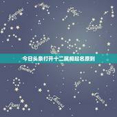 今日头条打开十二属相起名原则，拜请大师起名，女孩，生于2008年12月