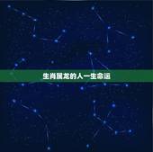 生肖属龙的人一生命运，十二生肖属龙出生月命