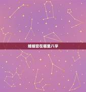 婚姻宫在哪里八字，男女的夫妻宫在八字的什么地方
