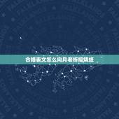 合婚表文怎么向月老祈福烧纸，道教拜月老求姻缘疏文