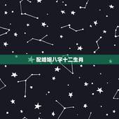 配婚姻八字十二生肖，婚姻八字属相搭配中吉是什么意思