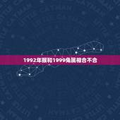 1992年猴和1999兔属相合不合，92年属猴的和99年的能和睦吗