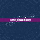 十二生肖每日运势查询非常 ，今日运势查询财运
