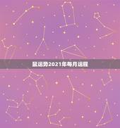鼠运势2021年每月运程，十二生肖运程2021年运势每月运程