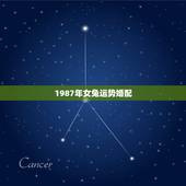 1987年女兔运势婚配，1987年属兔的人婚配