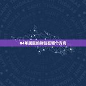 84年属鼠的财位在哪个方向，属鼠人做生意的方位