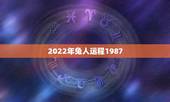 2022年兔人运程1987，2023年兔人运程1987