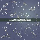 2022年1986年属虎人命运，2022年86年属虎男运势