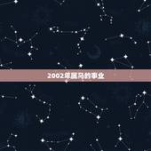 2002年属马的事业，二零零二年属马一生的运势