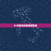81年属鸡的属相婚配表，81年11月属鸡的属相婚配表