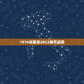1976年属龙2022每月运势，1976年属龙人2021年全年运程