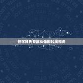 任字姓氏专属头像图片属相虎，虎的（虎）姓氏