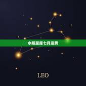 水瓶星座七月运势，水瓶座今年的运势