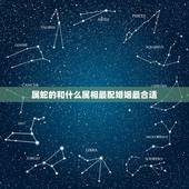 属蛇的和什么属相最配婚姻最合适，男蛇配什么属相更好