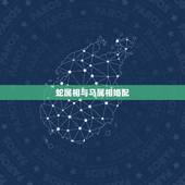 蛇属相与马属相婚配，属蛇的和属马相配吗