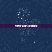 姓名爱情缘分配对非常，姓名缘分婚姻配对