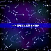 90年属马男孩的属相婚配表，1990年属马的和什么属相结婚合适