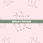 婚姻生辰八字配对免费，生辰八字婚配查询表
