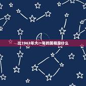比1963年大一年的属相是什么，1963年属什么今年多大