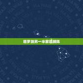 塔罗测另一半家境牌阵，烦请解答塔罗爱情牌运的灵感对应牌阵