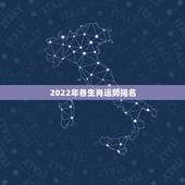 2022年各生肖运势排名，2022 年运势更好的星座