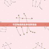 今日特吉的生肖运势吉凶，今日运程每日运势
