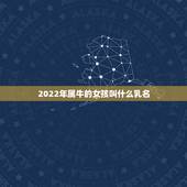 2022年属牛的女孩叫什么乳名，2022 年牛宝宝女孩取小名