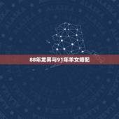88年龙男与91年羊女婚配，属龙男和属羊女婚配