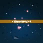 12星座结婚配对统计表，十二星座婚姻配对表