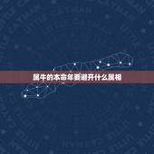 属牛的本命年要避开什么属相，属牛的本命年要注意什么
