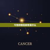 今世的情侣前世是什么，前世情人今生知己是什么意思