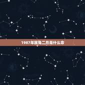 1987年属兔二月是什么命，1987年属兔几月出生命苦