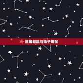 属相老鼠与兔子婚配，属相兔子和老鼠马年结婚好还是羊年结婚好？