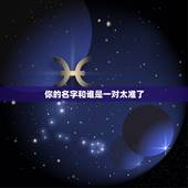 你的名字和谁是一对太准了，你的名字跟谁是一对，测缘分这软件叫什么