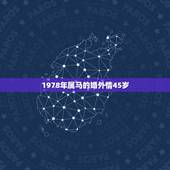 1978年属马的婚外情45岁，1978年属马女人2021年有外遇吗？