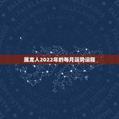 属龙人2022年的每月运势运程，属龙人2023年运势运程每月运程