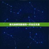 表兄妹俩同属相同一天生日文案，宝贝兄妹两同一天生日的祝福词