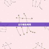 五行相生相克，五行相生相克，