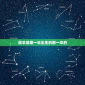 属羊是哪一年出生的那一年的，属羊的和什么属相不合