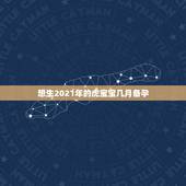 想生2021年的虎宝宝几月备孕，2022年虎几月宝宝最好