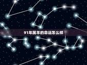 91年属羊的命运怎么样，91年属羊女一生财运