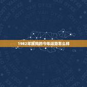 1982年属狗的今年运势怎么样，本人属狗82年阴历2月11日生今年运势